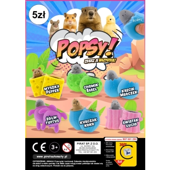 Popsy 45mm - 100 szt